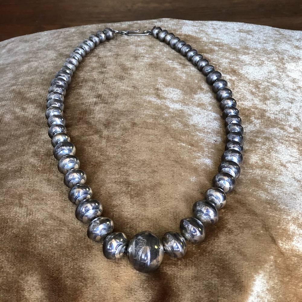 Native American Vintage Navajo Sterling necklace